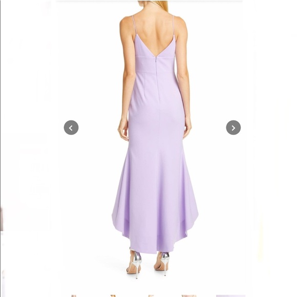 CHRISTIAN SIRIANO V-Neck High/Low Slip Dress Size 6 NWT - Picture 4 of 9